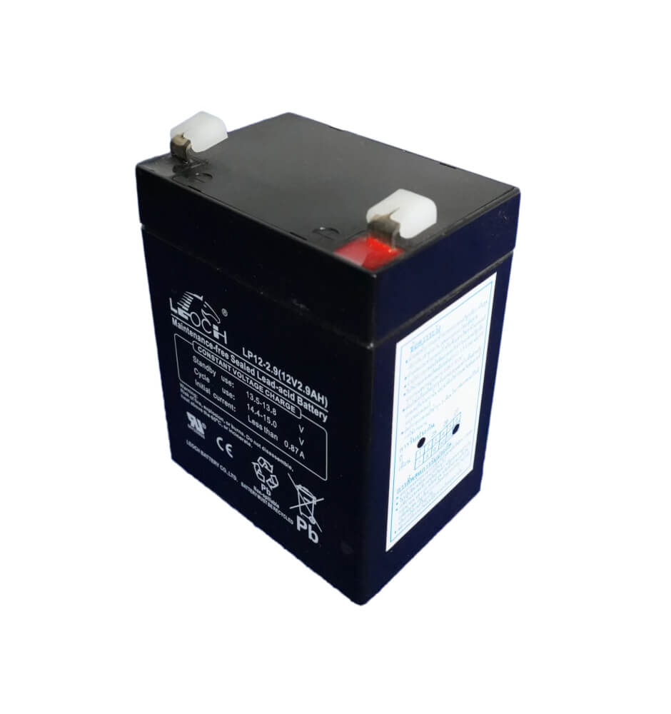 แบตเตอรี่แห้ง  LEOCH LP12-2.9 (12V2.9AH) สำหรับไฟฉุกเฉิน_2